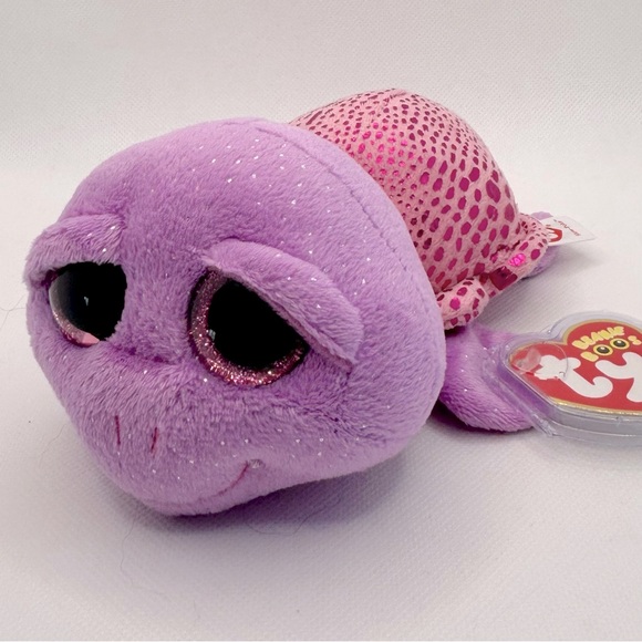 Ty Beanie Boos Collection RETIRED Slow-Poke the Turtle Plush - Picture 1 of 7